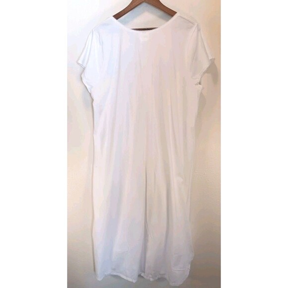 NWT Adonna White 100% Cotton Nightgown XL Cottagecore Lace Floral Embroidery... - Picture 6 of 11